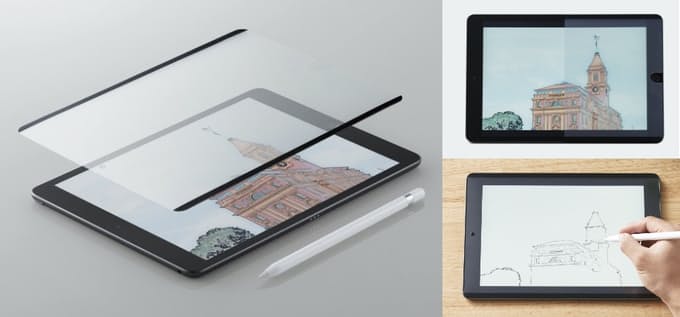 日本 iPad 貼書寫手感如紙   可重用隨時剝下貼上