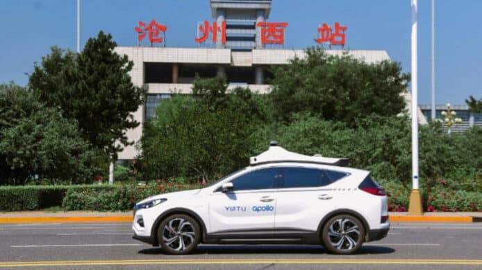 百度獲批經營自動化的士   率先於河北省推出收費服務