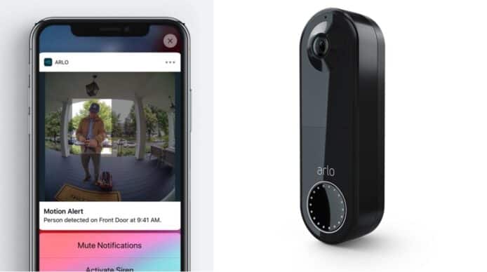 ARLO Essential 無線智能門鈴   高清夜視鏡 + 手機App隨時睇