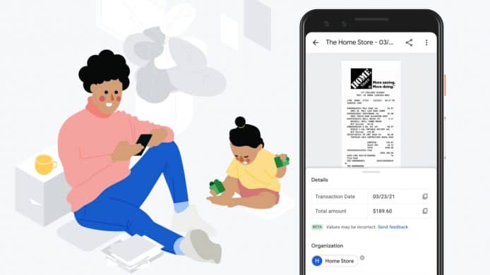 Google 文件掃描程式   Stack 簡單整理信函單據