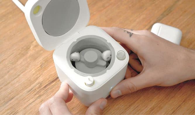 迷你耳機清潔機   AirPods 離洗污垢一按清走