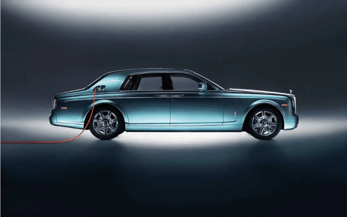 Rolls Royce 電動車 Silent Shadow　續航力 644 公里 + 馬力達 640 匹