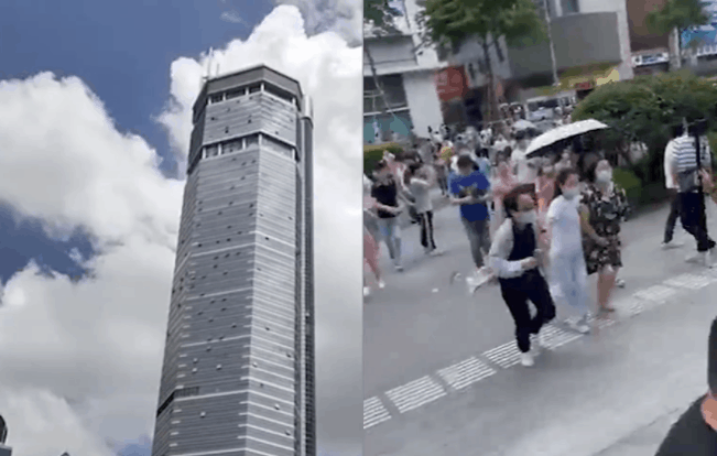 華強北賽格大廈無故搖動【有片睇】官方：沒有地震正調查原因