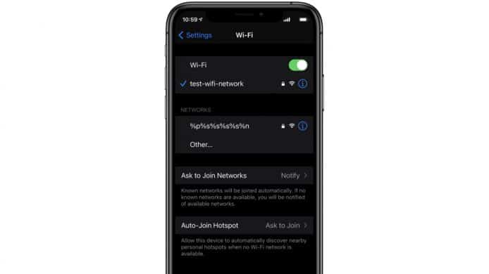 iOS 系統被揭漏洞   連接特別 SSID 後 Wi-Fi 即時失效