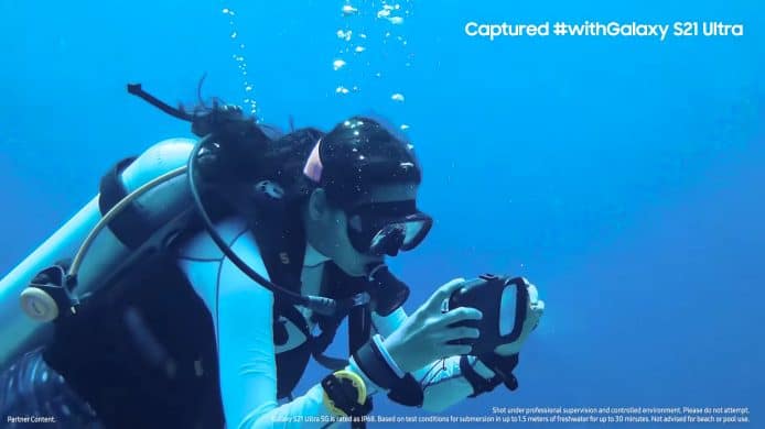 Samsung 國家地理頻道合作   Galaxy S21 Ultra 馬爾代夫深海拍攝