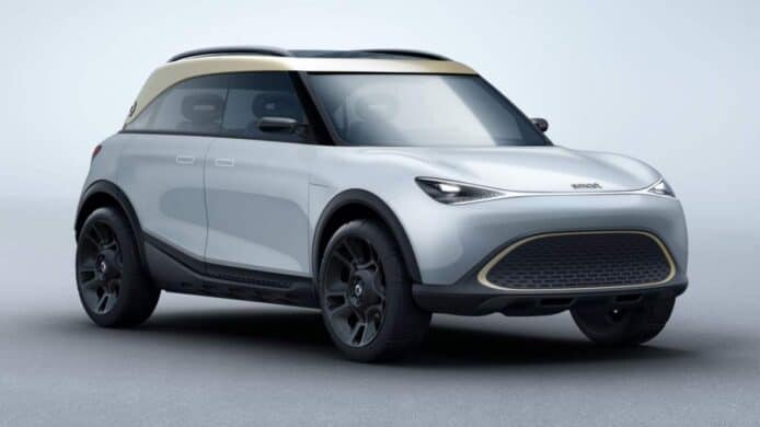 使用中國吉利底盤   Smart 電動車慕尼黑車展現身