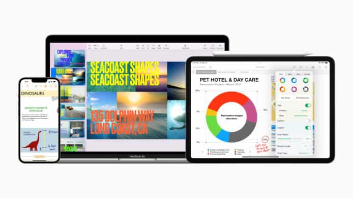 iWork 生產力 app 更新   Keynote + Pages + Numbers 全新功能