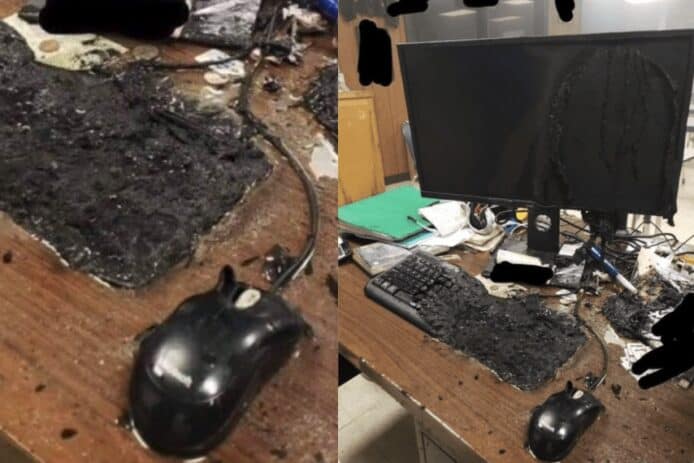 倒瀉飲品鍵盤粉碎圖網上瘋傳   「麥當勞雪碧」成 Twitter 熱門搜尋字