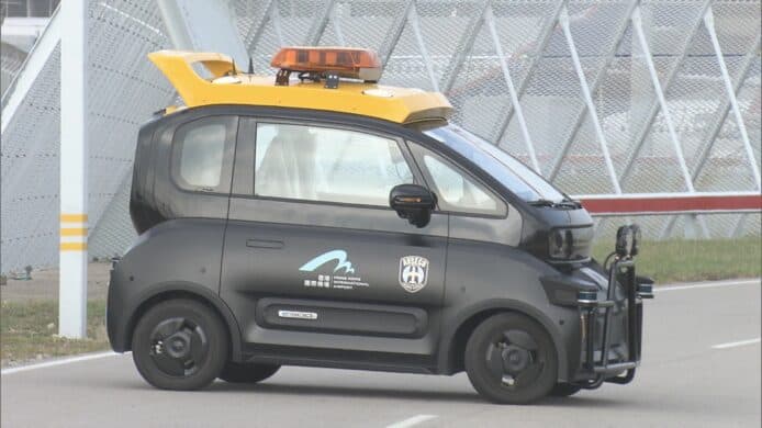 香港機場無人駕駛巡邏車    配備鏡頭、GPS、雷達監視禁區