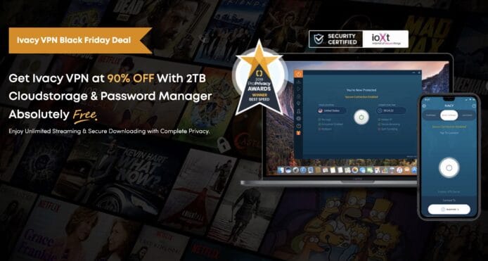 Black Friday 再有限時 VPN 優惠　Ivacy VPN 折扣低至 90%