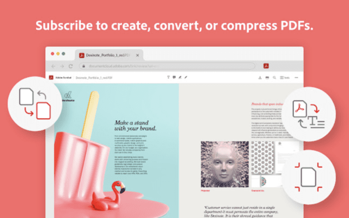 瀏覽器編輯 PDF 填表簽名     Adobe 免費 Chrome 擴充插件