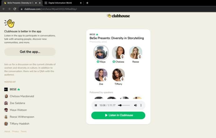 語音直播平台 Clubhouse   推出網頁版毋須登記可即時收聽