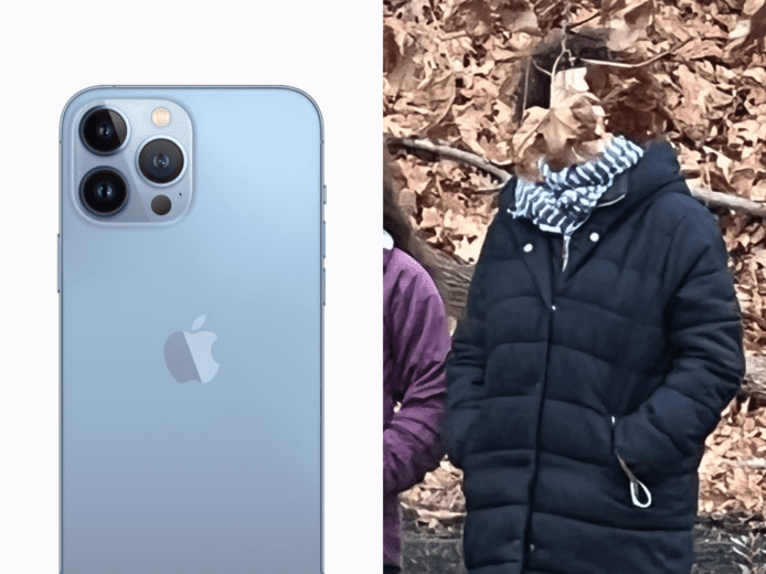 iPhone 13 Pro 攝出「樹葉人」相片     網民：疑為人像模式演算法出錯