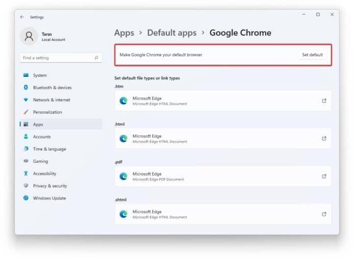 Windows 11 推更新   用戶可以一鍵更換預設瀏覽器