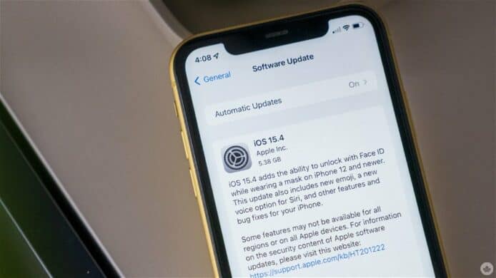 iOS 15.4 正式推出     口罩解鎖Face ID + 「通用控制」