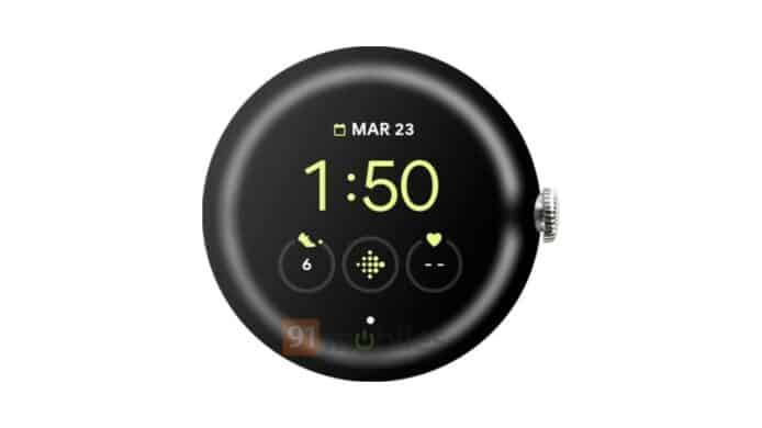 Pixel Watch 真身流出   簡潔圓形錶身配旋轉錶冠