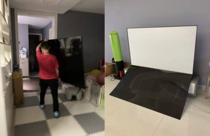 小米電視整片屏幕無故掉下     中國官方已全數退款