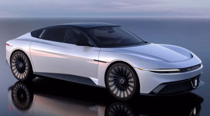 DeLorean 純電跑車 Alpha5    電影《回到未來》DMC-12 設計特徵