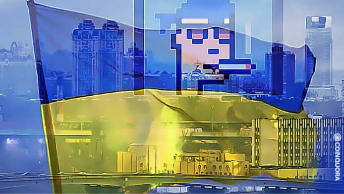 烏克蘭售出網民捐贈 NFT   售出 10 萬美元作戰爭經費