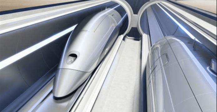 日立 1200km/h 超級高鐵模擬系統  車體呈膠囊狀日後將實體測試