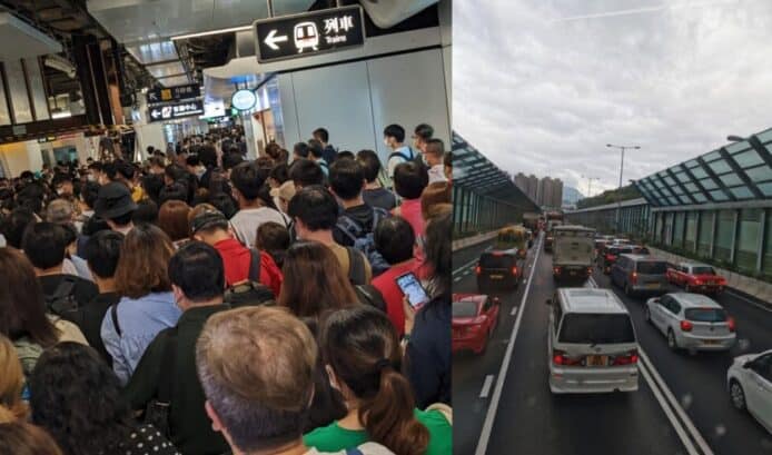 全港路面交通大擠塞    Google Maps 多條主要道路現深紅