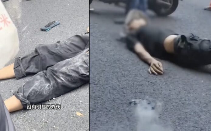 中國安徽男子手機突爆炸    疑高溫導致電池過熱