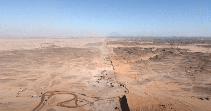 【有片睇】沙特 The Line 建設航拍片   連綿 170 公里 900 萬人口次世代都市