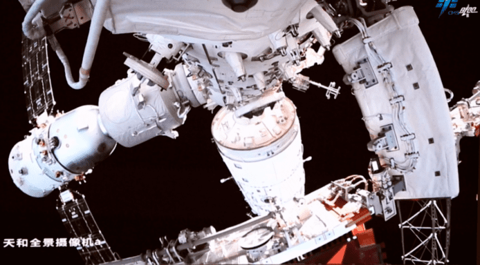 夢天實驗艙順利完成轉位 為首個向聯合國會員開放的T 字型太空站