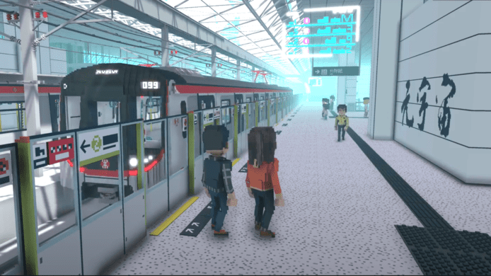 港鐵元宇宙站登陸 The Sandbox  穿梭未來與 80 年代車站細節位搶先睇