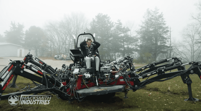 【有片睇】最大六足可騎乘機械人 YouTuber 團隊花1.5年成功完成「步行」目標