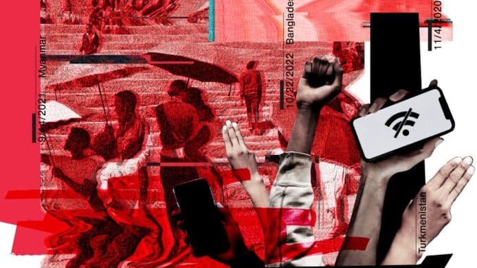 互聯網調查報告   2022 政府斷網次數創新高