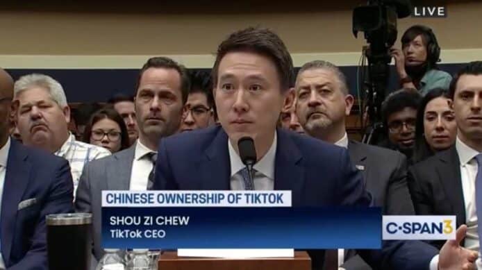 網民選 TikTok 美聽證會出奇問題集   「開 TikTok 會否感染家中 Wi-Fi」