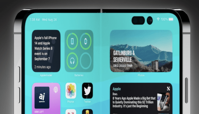 Apple 可摺熒幕新專利  減少因墜落受損壞