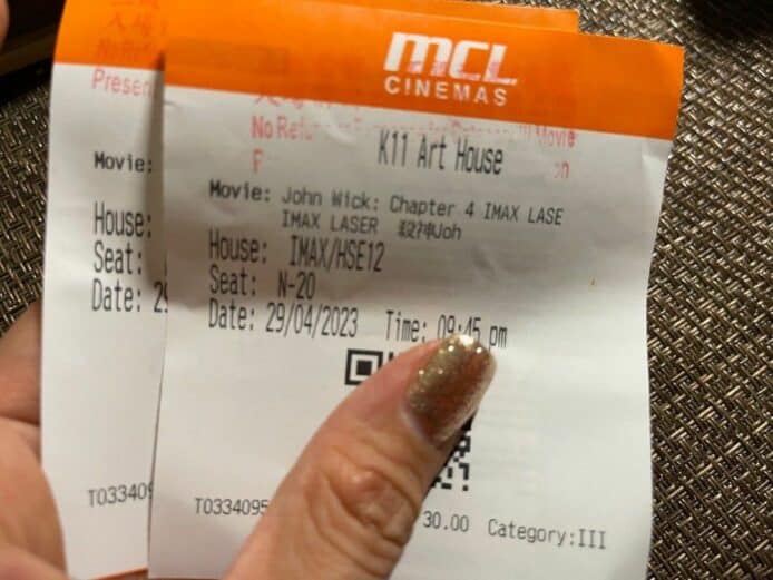 「全港戲院日」30 元戲飛現炒賣潮   有 Carousell 賣家售 $180 賺 6 倍 Movie 戲院