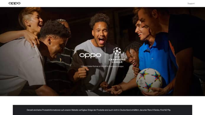 OPPO 撤出德國市場   官方網站已全面清空