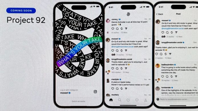 Meta 挑戰 Twitter 之作   神秘項目 Project 92 截圖曝光