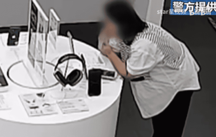 福建婦人嫌 iPhone 太貴  直接用牙咬斷防盜線偷機
