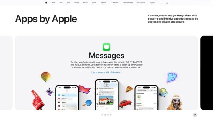 發佈會舉行前新舉動   Apple 推出新網頁介紹自家程式產品