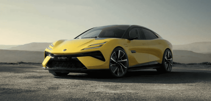Lotus 發表首款四門純電動跑車「Emeya」  達到 918 匹最大馬力、最大 600km 續航里程