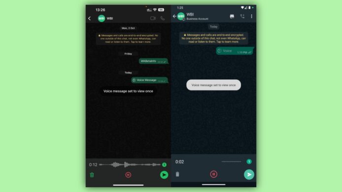 WhatsApp 測試新功能   語音訊息收聽後自動刪除