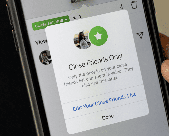 IG 未來或可建立多個密友清單　增加用戶私隱 ＋ 密友控制權