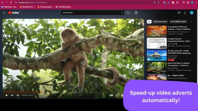16 倍速播放 YouTube 廣告   Chrome 擴充 Ad Speedup 免費下載