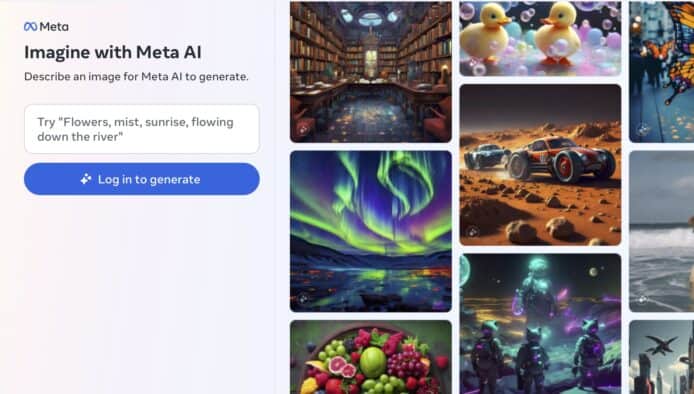 Meta 推出獨立網站提供圖像生成　採用自家 Emu 模型