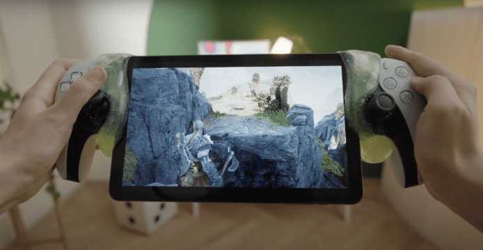 PS5 手掣劈開兩半自製「PS Portal」【有片睇】中國網紅：價錢便宜一半