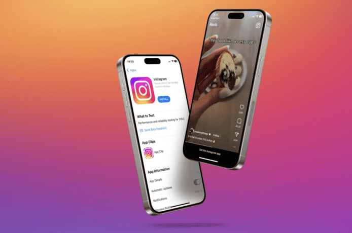 iPhone 上的 Instagram Reels