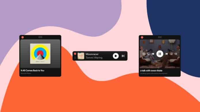Spotify miniplayer