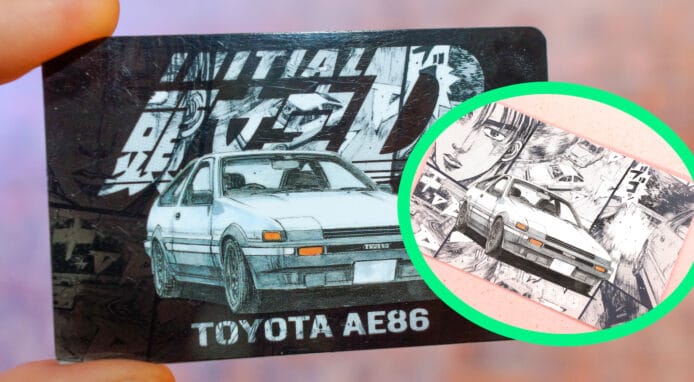 《頭文字D》限量八達通套裝【搶先看】遇熱變出經典漫畫場面 + 實物示範 + 頭D、咒術新精品