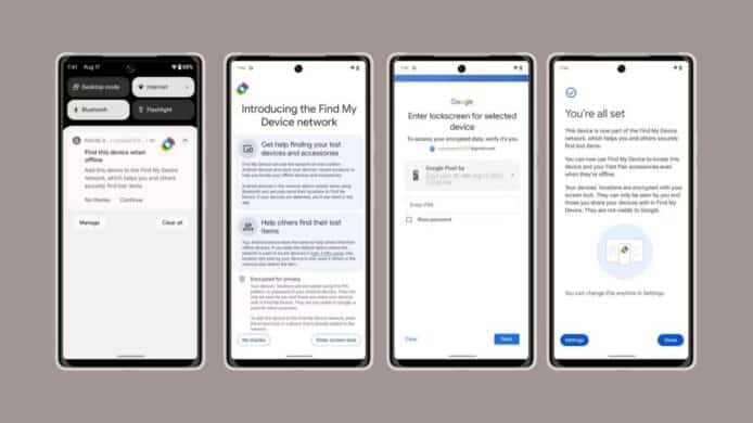 Google Find My Device Network