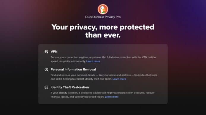 DuckDuckGo VPN