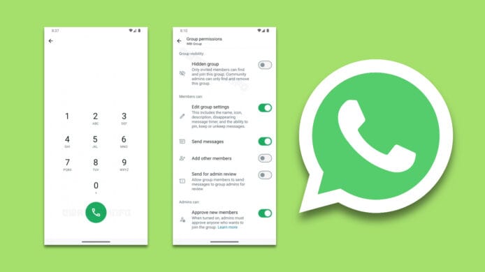 WhatsApp 開發中新功能截圖